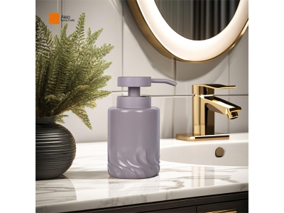 OEM High Quality Polyresin Multi-Functional Dispenser Set for Bathrooms Liquid Hand Accessory Resin Decor for Hotels and Home