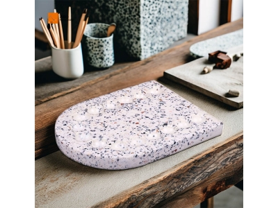  Watercolor Palette Painting Tray High-Quality Terrazzo Pigment Ink Holder For School Project Art Classes Durable Drawing Palette