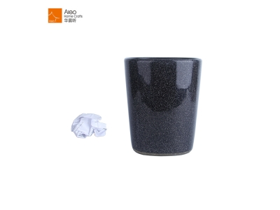 Modern Top Quality Hotel Living Room Opening Trash Can Office Waste Bins Resin Garbage Indoor Bin Customized