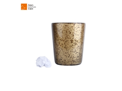 Eco Friendly Design Polyresin Office Kitchen Waste Garbage Container Bins Paper Trash Can Without Lid For Hotel