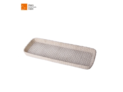 Customized Durable Braiding Pattern Hotel Home Bathroom Amenity Tray