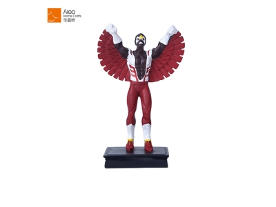 Custom OEM Resin Cartoon Super Hero Figurine Movie Action Figure Marvel For Home Decor