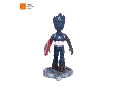 Wholesale Custom Resin America Movie Character Figurine Decor Desk Statue Decorative