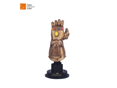 Pop Action Handmade Gem Infinity Gauntlet Figurine Accessories Decor For Home Decoration Gifts