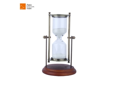 Wooden Decor Sauna Sand Timer 10/15/20 Minutes Hourglass With Logo 