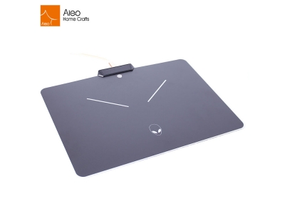 Custom Fluorescent Brand Logo RGB Anti-Slip Cloth Gaming Mouse Pad With Intelligent Switch