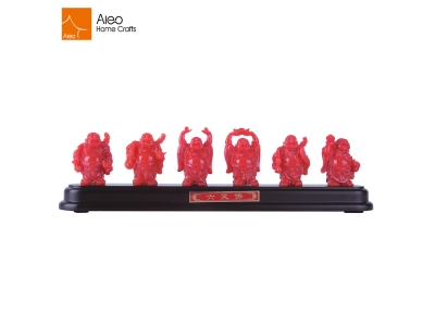 Imitated Jade Agate Precious Stone Polyresin Resin Crafts Buddha Statue Resin