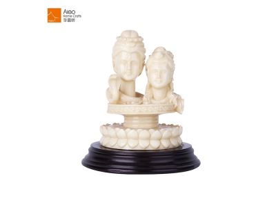 High Quality Polyresin Ivory Hindu God Idols Indian Statue For Home
