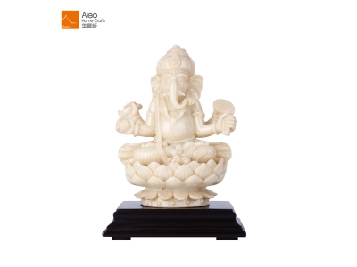 Wholesale Different Size Polyresin Natural White Hindu Statue